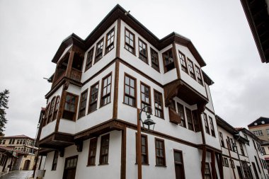 Tarakli, Adapazari, Türkiye - 27 Ocak 2019; Tarakli Osmanlı dönemindeki yerleşimlerden biridir. Anadolu 'da küçük bir yerleşim yeri. Güzel eski evleri olan ünlü bir yer..