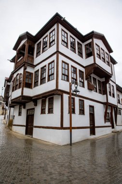 Tarakli, Adapazari, Türkiye - 27 Ocak 2019; Tarakli Osmanlı dönemindeki yerleşimlerden biridir. Anadolu 'da küçük bir yerleşim yeri. Güzel eski evleri olan ünlü bir yer..