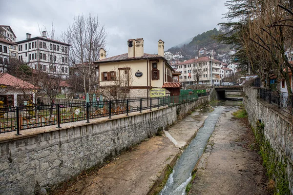 Goynuk Bolu Turkiye Ocak 2019 Goynuk Che Quartiere Storico Nel — Foto Stock