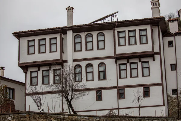 トルコのBolu Goynuk Ocak 2019 Bolu トルコの歴史的な地区であるGoynuk 伝統的なオスマン帝国の家屋 古民家が美しい名所 — ストック写真