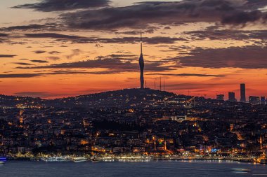  Camlca Hill, TV telekomünikasyon kulesi ve gözlem güvertesi.