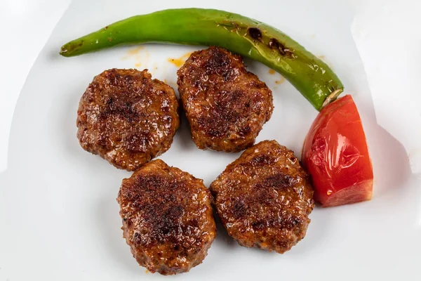 Turco Cibo Kofte Kofta Cheddar Polpette Kebab Kebap — Foto Stock