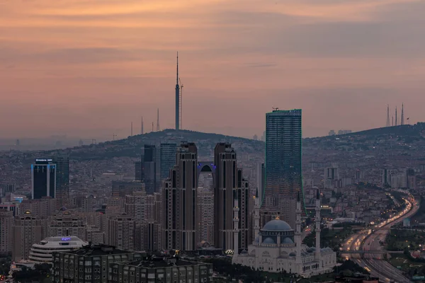 Blick Auf Die Stadt Barcelona — Stockfoto