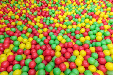 Renkli topların renkli arkaplanı