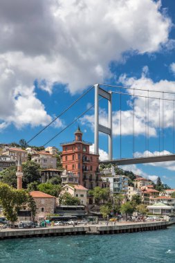 Fatih Sultan Mehmet Köprüsü ve Rumeli Kalesi. İstanbul Türkiye.