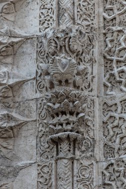 Klasik Arap mimari taş duvar tasarımı, antik sanat