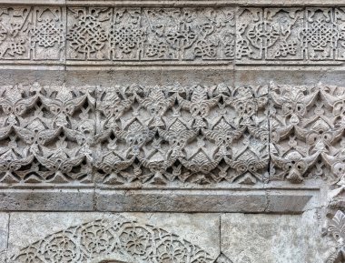 Klasik Arap mimari taş duvar tasarımı, antik sanat