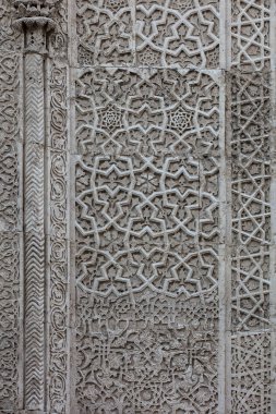 Klasik Arap mimari taş duvar tasarımı, antik sanat
