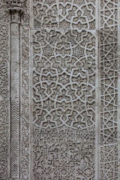 Vintage Arabic Architecture Stone Wall Design Antique Art — Stock Photo, Image