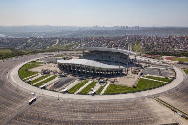 İstanbul Olimpiyat Stadyumunun (Atatürk Olimpiyat Stadyumu) Aeral manzarası).