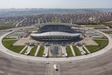 İstanbul Olimpiyat Stadyumunun (Atatürk Olimpiyat Stadyumu) Aeral manzarası).