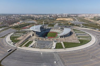 İstanbul Olimpiyat Stadyumunun (Atatürk Olimpiyat Stadyumu) Aeral manzarası).
