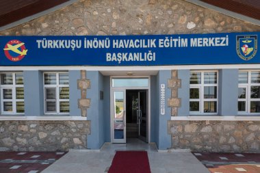 Inonu, Eskisehir, Türkiye - 15 Eylül 2017; Turkuusu Inonu Havacılık Eğitim Merkezi. Türk Havacılık Derneği Inonu, Eskisehir, Türkiye