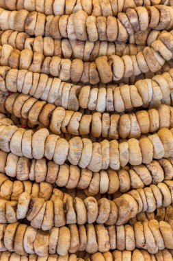 close up shot of a white figs in the market