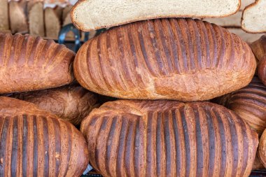 fresh bread in the local market