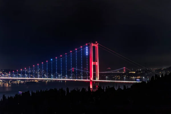 Night View Istanbul Turkey — Φωτογραφία Αρχείου