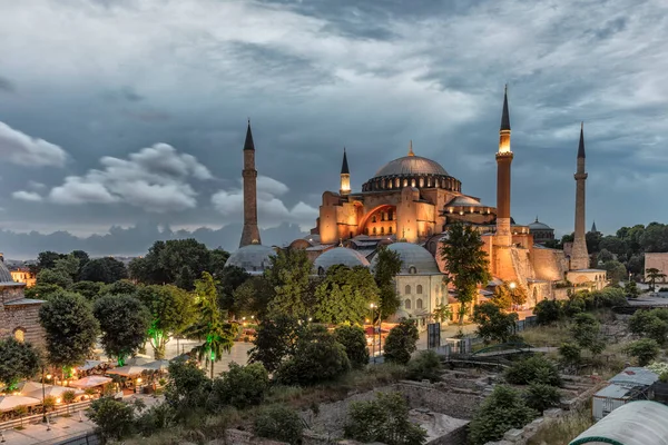 Hagia Sophia Officially Hagia Sophia Grand Mosque Istanbul Turkey — стоковое фото