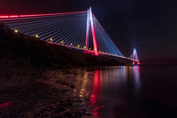 Ponte Yavuz Sultan Selim Istambul Turquia 3Rd Bosphorus Bridge Northern — Fotografia de Stock