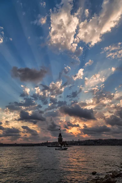 Jungenturm Wunderbare Landschaft Istanbul Türkei — Stockfoto