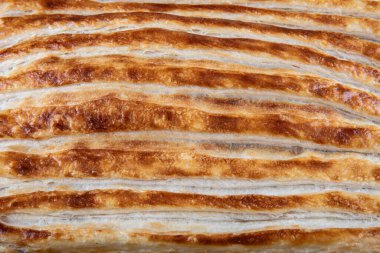 Taze pişmiş ekmek, yakın çekim.