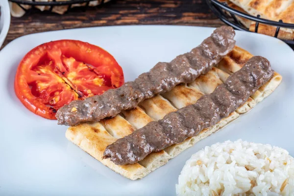 Turkish Traditional Kofte Dish Spicy Meat — Photo