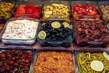 farklı yemek, seçici odaklanma