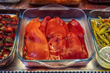 Lezzetli yiyeceklerin yakın görüntüsü