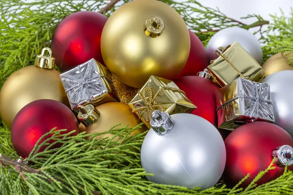 Beautiful Christmas Decorations New Year Merry Christmas — Foto Stock