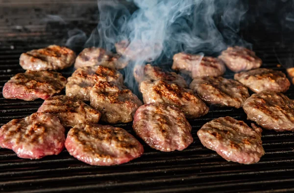 Gegrild Vlees Een Barbecue — Stockfoto