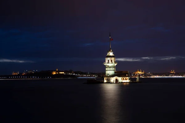Torre Della Vergine Kiz Kulesi Istanbul Turchia — Foto Stock