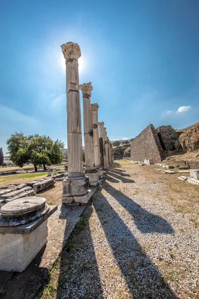 Asklepion Bergama Een Van Belangrijkste Gezondheidscentra Uit Oudheid Ook Een — Stockfoto