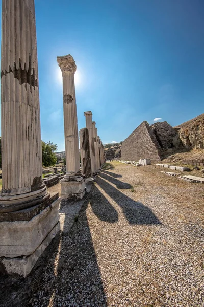 Asklepion Bergama Een Van Belangrijkste Gezondheidscentra Uit Oudheid Ook Een — Stockfoto