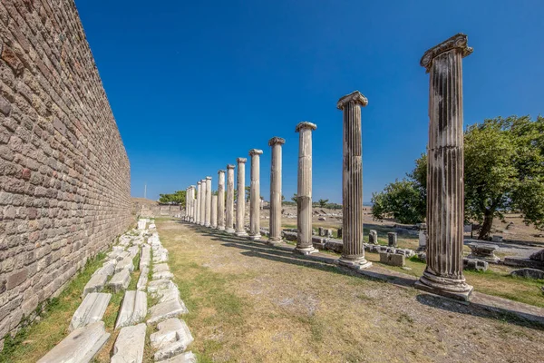 Asklepion Bergama Een Van Belangrijkste Gezondheidscentra Uit Oudheid Ook Een — Stockfoto