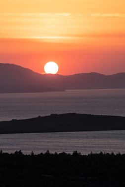 Şeytanın Masasında Günbatımı (Seytan Sofrasi), Ayvalik, Balikesir, Türkiye 