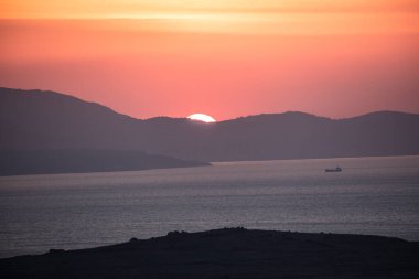 Şeytanın Masasında Günbatımı (Seytan Sofrasi), Ayvalik, Balikesir, Türkiye 