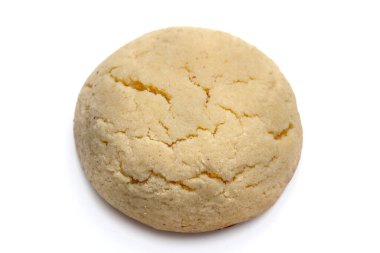 Beyaz şeker, badem unu ve tereyağlı kourampiedes adı verilen taze geleneksel Noel tereyağlı kurabiyeler. un kurabiyesi.