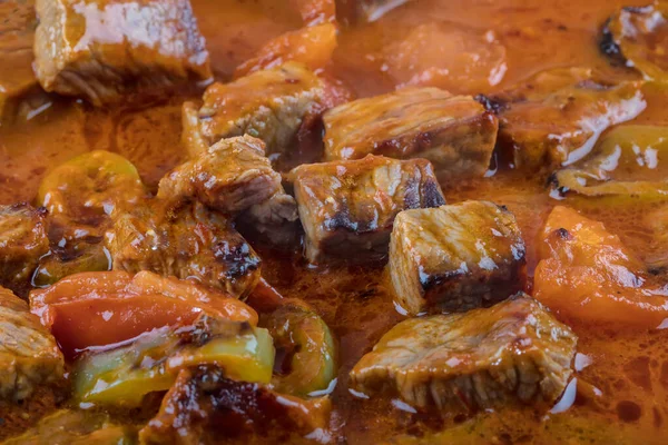 Nahsicht Auf Köstliches Asiatisches Essen — Stockfoto