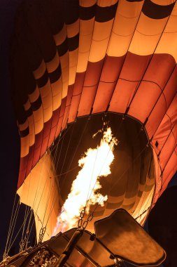 Havada ateş yanıyor. 