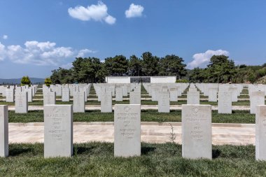 Canakkale, Turkey - August 04, 2016: 57th Regiment martyrdom was built in the memory of the 57th Regiment giving thousands of martyrs and injured in the Canakkale Wars.