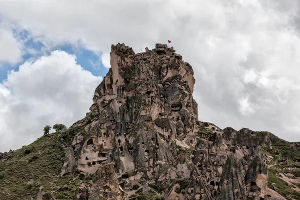 Beautiful Landscape Rock Formations Mountains Cappadocia Travel Adventure Vacation —  Fotos de Stock