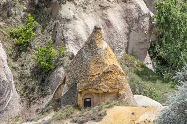 Beautiful Landscape Rock Formations Mountains Cappadocia Travel Adventure Vacation — Stock Photo, Image