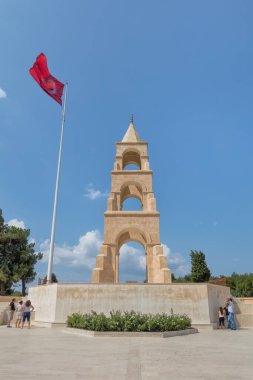 Çanakkale, Türkiye - 4 Ağustos 2016: 57. Alay şehidi anısına Çanakkale Savaşı 'nda binlerce şehit ve yaralı verildi..