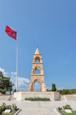 Çanakkale, Türkiye - 4 Ağustos 2016: 57. Alay şehidi anısına Çanakkale Savaşı 'nda binlerce şehit ve yaralı verildi..