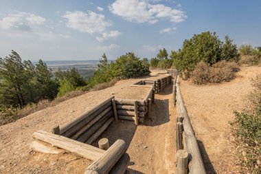 Canakkale, Turkey - August 04, 2016: 57th Regiment martyrdom was built in the memory of the 57th Regiment giving thousands of martyrs and injured in the Canakkale Wars.