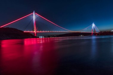 Yavuz Sultan Selim Köprüsü İstanbul, Türkiye.