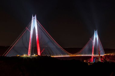 Yavuz Sultan Selim Köprüsü İstanbul, Türkiye.