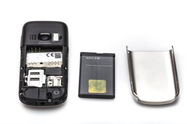 Istanbul, Turkey - 30 October 2016: damaged mobile phone repair