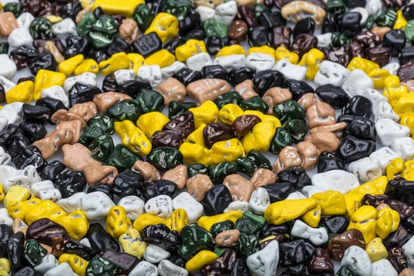Oblázkové Bonbóny Candy Oblázky Pozadí Sladkosti Podobě Barevných Kamenů — Stock fotografie