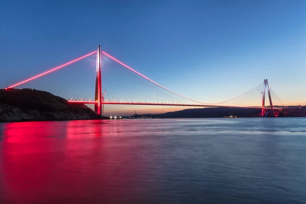 Yavuz Sultan Selim Bridge Estambul Turquía —  Fotos de Stock