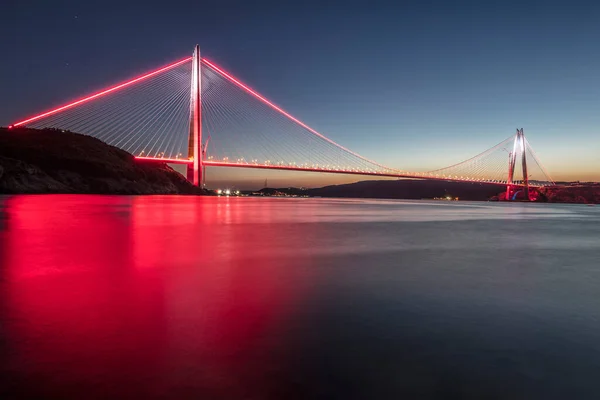 Yavuz Sultan Selim Bridge Istanbul Turecko — Stock fotografie
